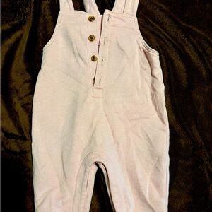 Old Navy Pink Fleece Overalls
